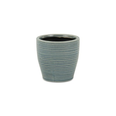 Cheungs Livia Rippled Blue Pot - Small
