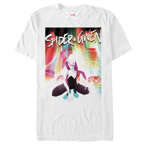 Men's Marvel Spider-Gwen Cover Web T-Shirt - 1 of 4