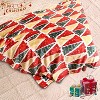 Lomsoe Cozy Printed Blanket Blanket, Flannel Throw Size for Home Decoration, Ultra Soft Throw, Christmas Light. - 3 of 4