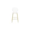 Meridian Furniture,Clarion Gold Metal Stool, Set of 2 - 2 of 4