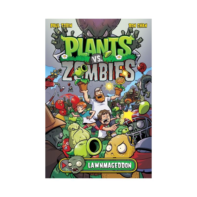Plants vs. Zombies Volume 1: Lawnmageddon - by  Paul Tobin (Hardcover), 1 of 2