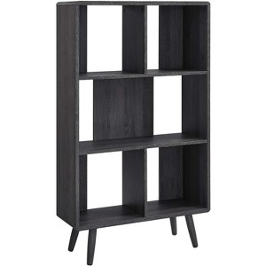 Modway Transmit 5 Shelf Wood Grain Bookcase - 1 of 2