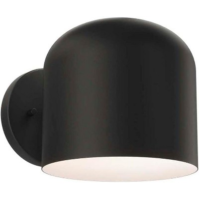 Black Modern Dome Shade Wall Sconce