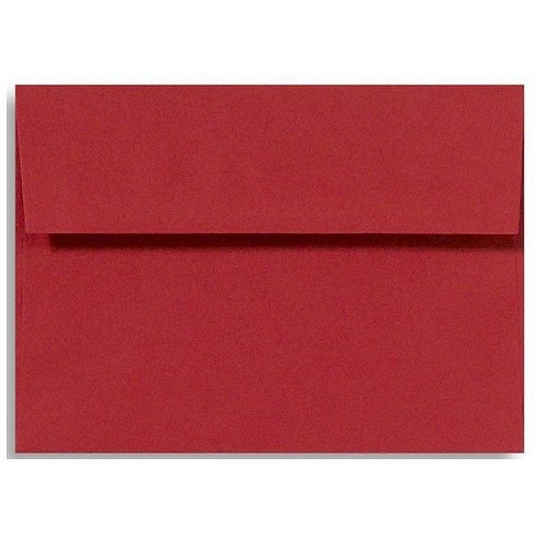 Lux Invitation Envelopes 4 1 4 X 6 1 4 50 Box Ruby Red Lux 4872 18 50 Target