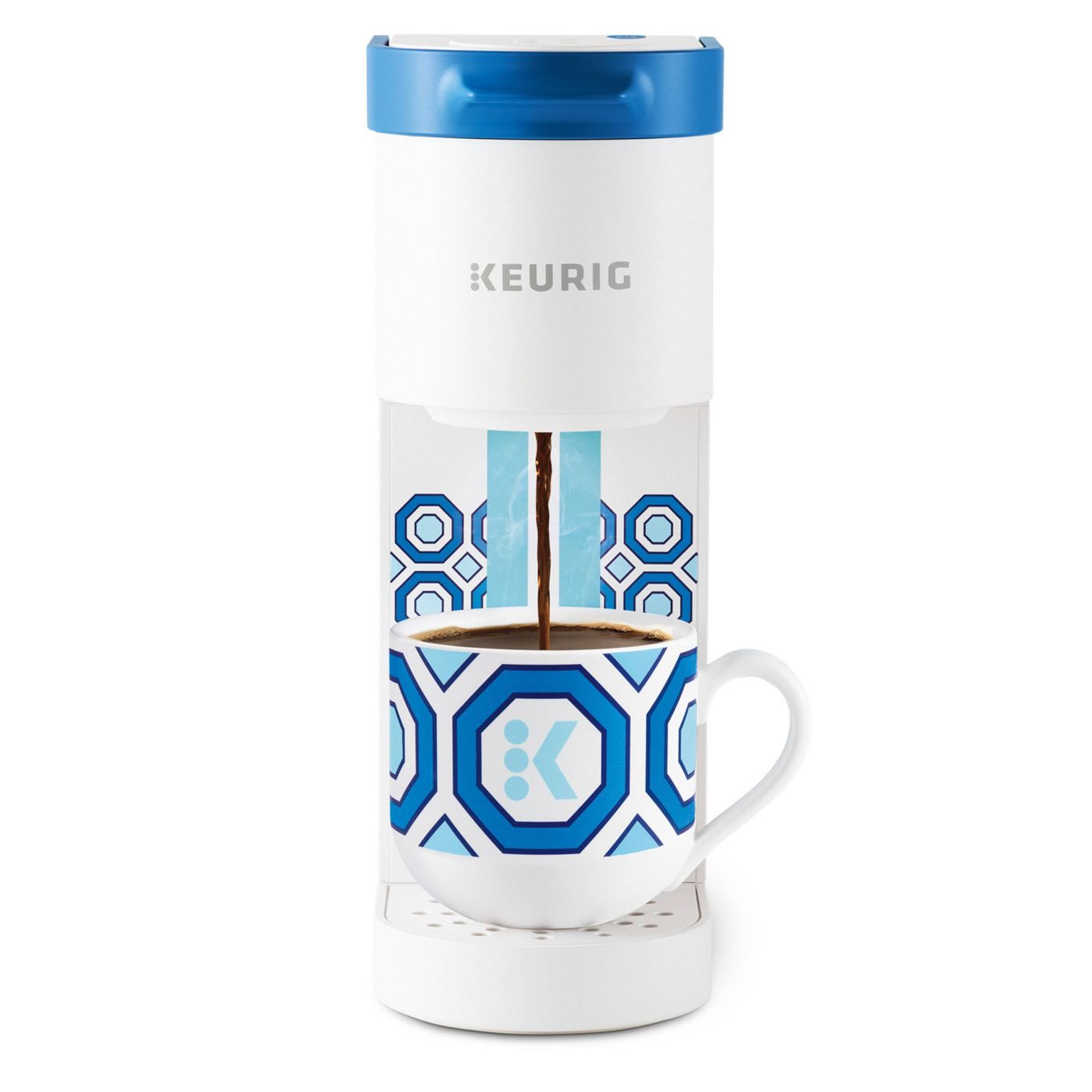 Keurig K-Mini Basic Jonathan Adler Limited Edition Single-Serve K-Cup Pod Coffee Maker (White)