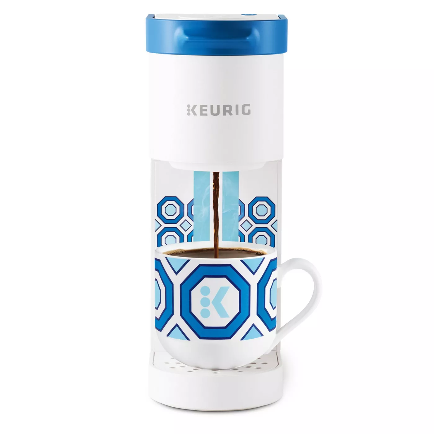Keurig K-Mini Basic Jonathan Adler Limited Edition Single-Serve K-Cup Pod Coffee Maker - White - image 1 of 11