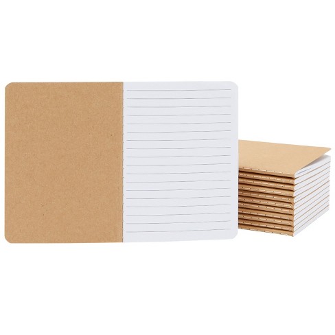 Paper Junkie 12-pack Kraft Paper Notebooks, Writing Journal With 80 ...