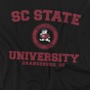 South Carolina State University Official Circle Logo Adult T Shirt, Black - 2 of 4