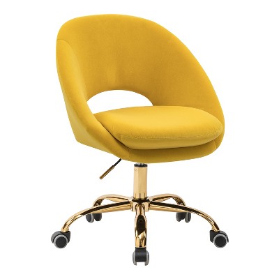 desk chair yellow