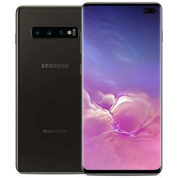 Manufacturer Refurbished Samsung Galaxy S10+ G975U (Fully Unlocked) 128GB Prism Black (Excellent)