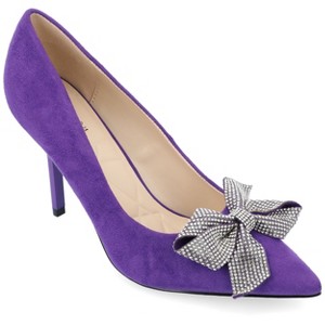 Journee Collection Womens Marcie Mid Heel Pointed Toe Pumps - 1 of 4