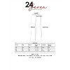 24seven Comfort Apparel Black Bell Bottom Foldover Waist Plus Size Sweatpants - 3 of 3