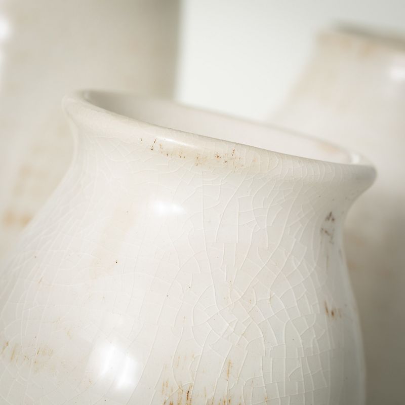 Sullivans Set of 3 Petite Ceramic Vases 3"H, 4.5"H & 5.5"H, 2 of 16
