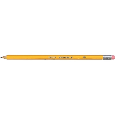Dixon Oriole Hexagonal Pencil, No 2, Black Lead, Yellow Barrel, pk of 144