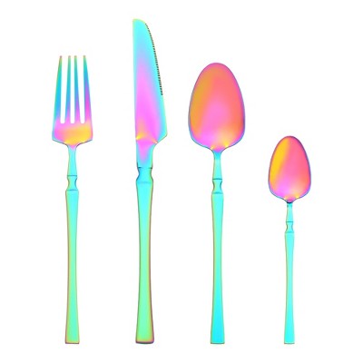 REGALWOVEN Stainless Steel Premium Durable Corrosion Resistant Serving Sets 16 Pcs