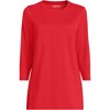 Lands' End Women's 3/4 Sleeve Cotton Supima Tunic - 3 of 3