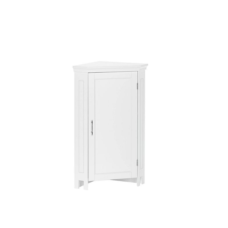 Somerset Single Door Corner Cabinet White - RiverRidge Home, 4 of 12