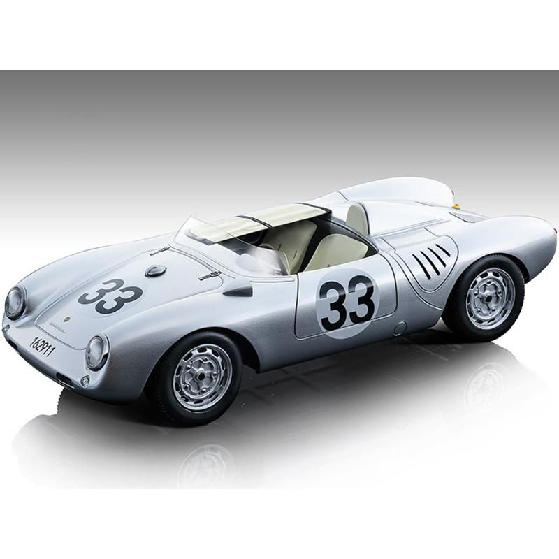 Porsche 550 A #33 H. Herrmann - R. von Frankenberg 24H Le Mans (1957) "Mythos Series" Ltd Ed 95 pcs 1/18 Model Car by Tecnomodel, 1 of 4