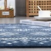 Boho Area Rugs Washable Rug Moroccan Lattice Rugs Living Room Rug Non-Slip Non-Shedding Carpet Soft Geometric Rugs - 4 of 4