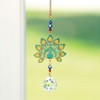 Woodstock Windchimes Crystal Dreams Peacock, Wind Chimes For Outside, Wind Chimes For Garden, Patio, and Outdoor Decor, 4"L - 4 of 4