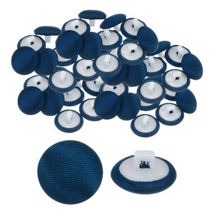 Unique Bargains Bridal Wedding Dress Suit DIY Satin Shiny Sewing Buttons 50 Pcs - 1 of 4