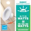Simply Conserve 4 in. Wattage and CCT Selectable LED Recessed Downlight Retrofit - 4 of 4