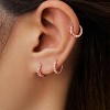 Inerney Gold Huggie Hoop Earrings Set for Women, Dainty Small Sterling Silver Earring Stacks Hypoallergenic Jewelry for Multiple Piercings - 4 of 4