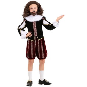 HalloweenCostumes.com William Shakespeare Costume for Boys - 1 of 3