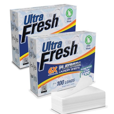 Ultra Fresh Platinum 6X Laundry Detergent Sheets