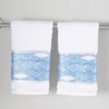 The Lakeside Collection Bluefin Bay Bathroom Collection - Set of 2 Hand Towels - 2 of 3