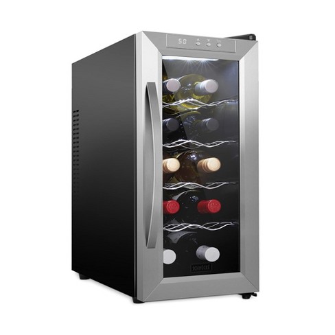 Schmecke 12 Bottle Thermoelectric Wine Cooler Fridge Mini Refrigerator :  Target