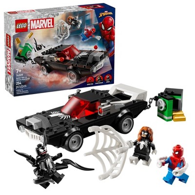 LEGO Marvel Spider-Man vs. Venom Muscle Car Building Toy with 3 Minifigures 76309