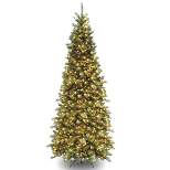 9ft Pre-lit Full Tiffany Fir Artificial Christmas Tree Clear Lights - National Tree Company