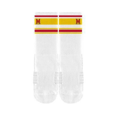 NCAA Maryland Terrapins Adult Retro Crew Socks - M/L