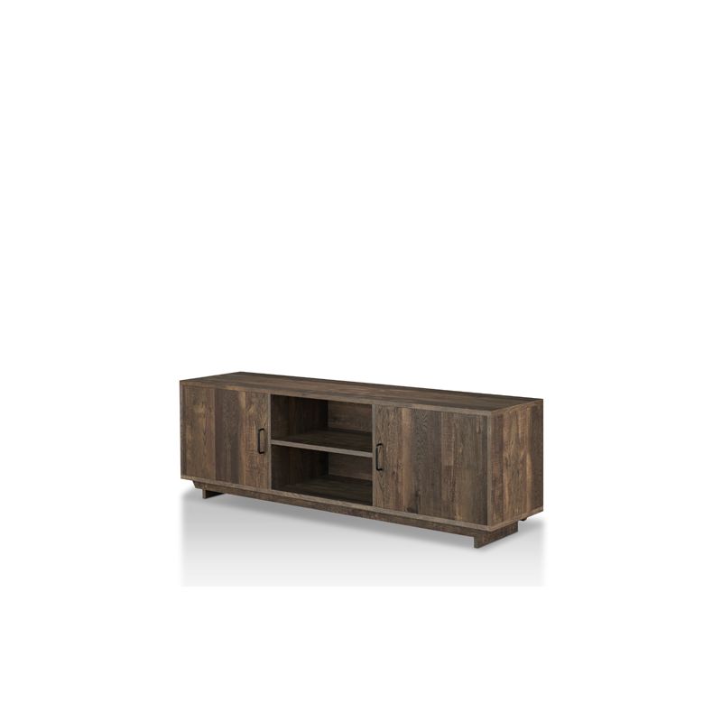 Fraire Contemporary TV Stand for TVs up to 60&#34; Reclaimed Oak - HOMES: Inside + Out, 4 of 9