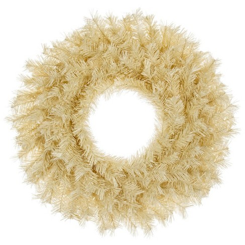 Kurt Adler 30-Inch Unlit Cream Wreath - image 1 of 4