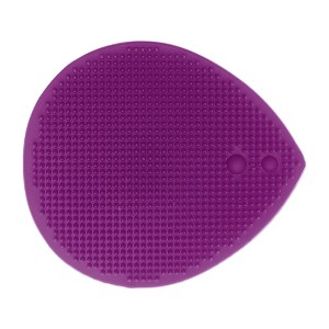 Unique Bargains Silicone Facial Cleansing Brush with Suction Cup 3.23"x2.76"x1.5" 1 Pc - 1 of 4