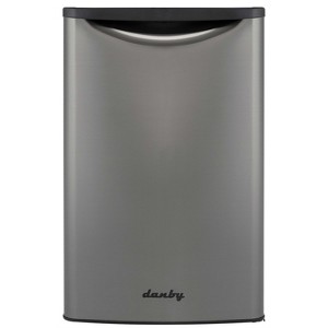 Danby 4.4 cu. ft. Contemporary Classic Compact Refrigerator in Black Stainless Steel DAR044A8BBSL - 1 of 4