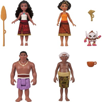 Disney Moana 2 Canoe Crew Playset with Small Dolls & Accessories