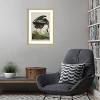 Amanti Art Lustr Great Blue Heron in Pearl White by John James Audubon Wood Framed Wall Art Print - 4 of 4