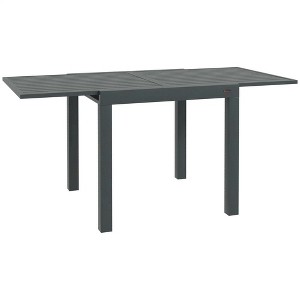 Resenkos Patio Dining Tables,Patio Tables,Expandable Patio Table, Outdoor Dining Table for 4-6 with Aluminum Frame, Gray - 1 of 4