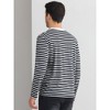 Lars Amadeus Men's Basic Crew Neck Long Sleeves Pullover Striped T-Shirt - image 3 of 4