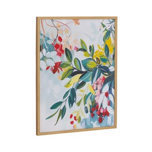 Kate & Laurel All Things Decor 16"x20" Gallery Jewel Tone Botanical Abstract Print by The Creative Bunch Studio Gold - 1 of 4