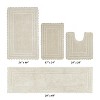 Lilly Crochet Collection 100% Cotton Tufted Reversible 4-Piece Bath Rug Set – Super Absorbent, Machine Washable Bathroom Mats with Crochet Pattern - 2 of 4