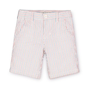 Hope & Henry Boys' Seersucker Short (Red and Blue Seersucker, 12-18 Months) - 1 of 4