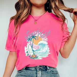 Simply Sage Market Sunset Chaser Waves Garment Dyed Tee - 1 of 4