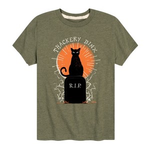 Boys' - Hocus Pocus - Binx Graveyard -Toddler and Youth Short Sleeve Graphic T-Shirt Short Sleeve Graphic T-Shirt - 1 of 4