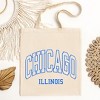 City Creek Prints Chicago Illinois Canvas Tote Bag - 15x16 - Natural - 2 of 2