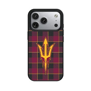 NCAA Big 12 Universities Plaid MagSafe Compatible Cell Phone Case for Apple iPhone 17 Series - 1 of 4