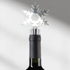 Unique Bargains Christmas Snowflake Bottle Stopper Zinc Alloy Aluminum Alloy TPR 4.49"x2.01"x0.79" 1 Pc - 2 of 3